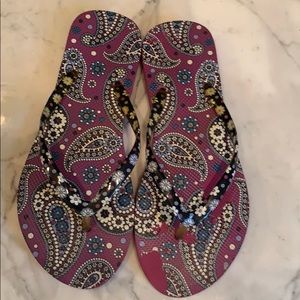 Vera Bradley flip flops